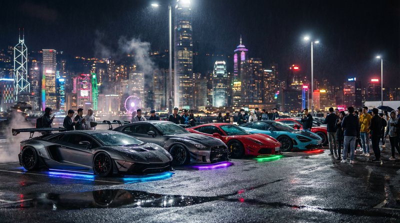 栗子视频视频幕后花絮：深夜车聚